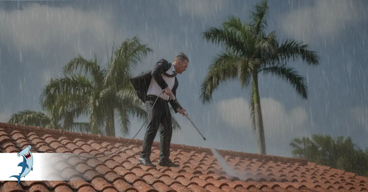 Naples Roof Cleaning — Algae and Black Streaks Removed