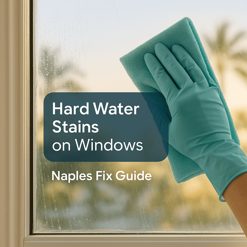 Hard Water Stains on Windows: Naples Fix Guide