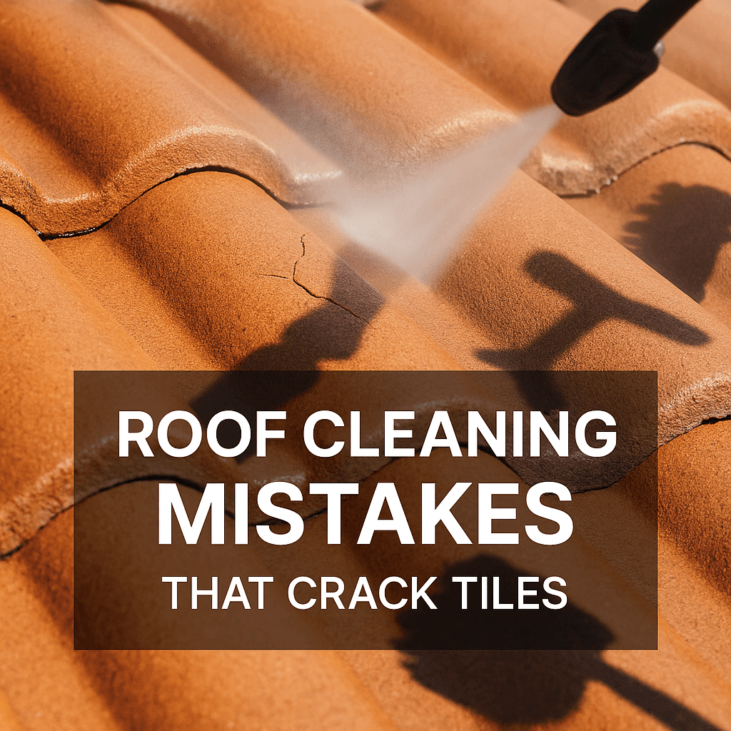 Tile Roof Cleaning Mistakes That Crack Tiles
