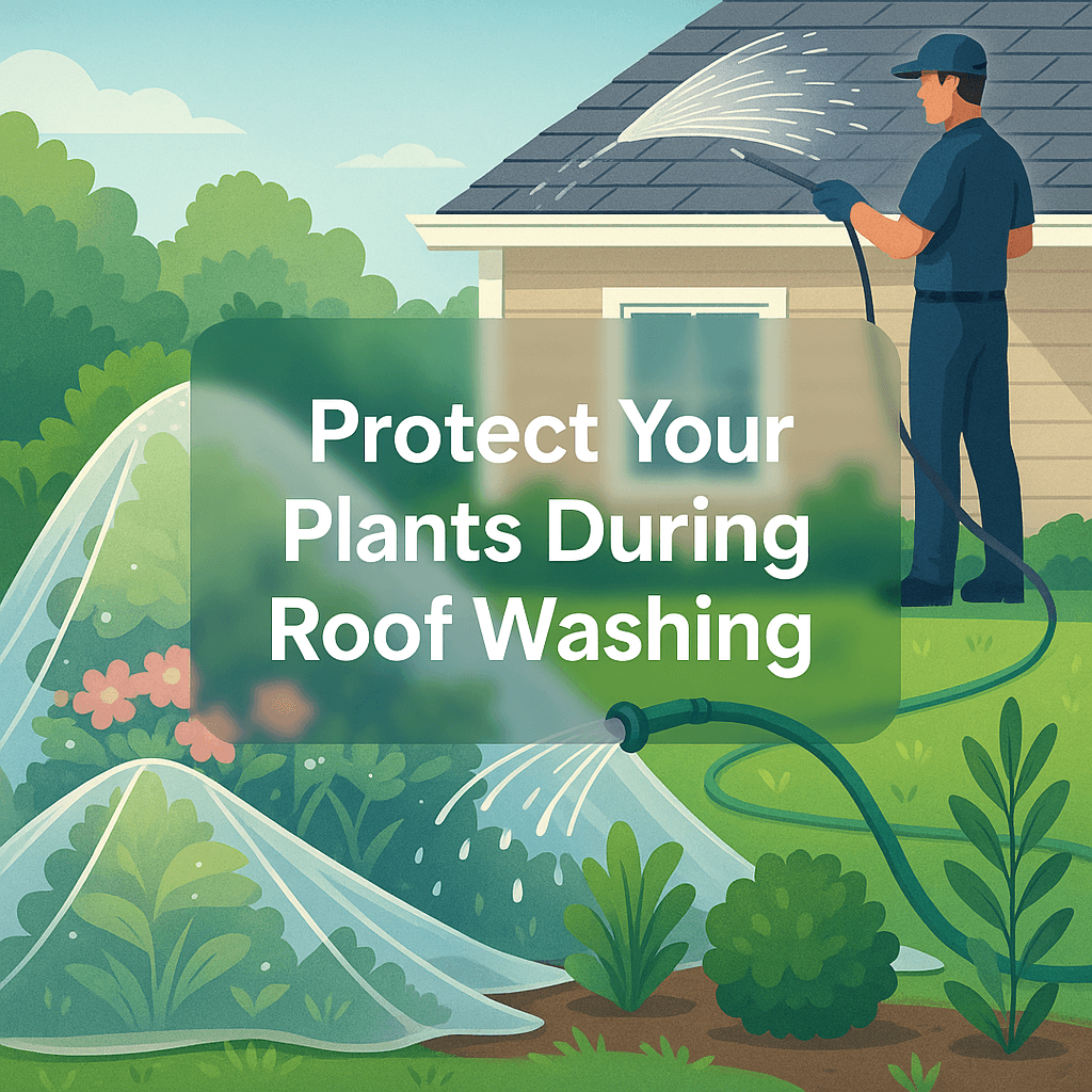 Will Roof Washing Kill Your Landscaping? Prevent It