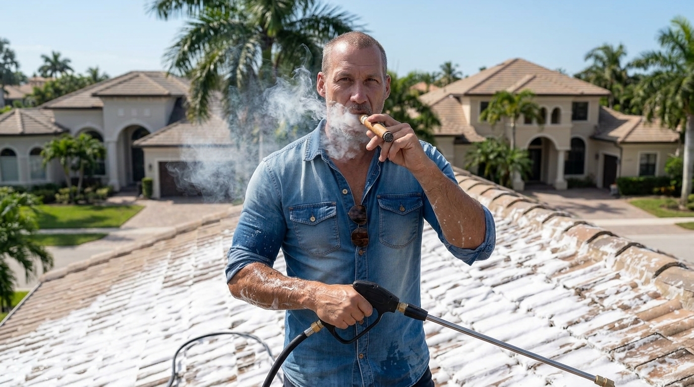 Barrel Tile Roof Cleaning Naples FL