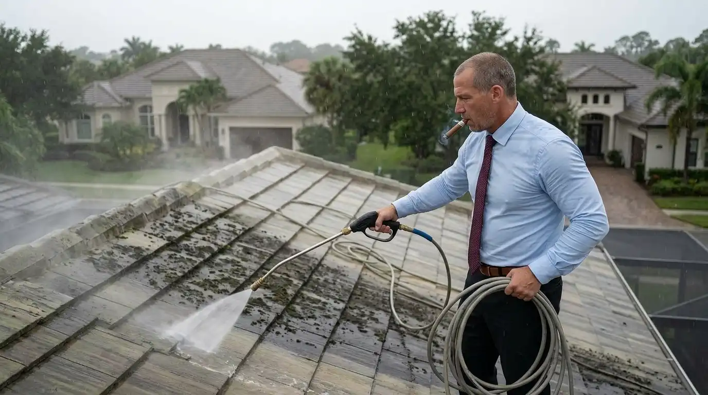 Does soft-washing really remove algae, moss, black streaks, and other organic growth