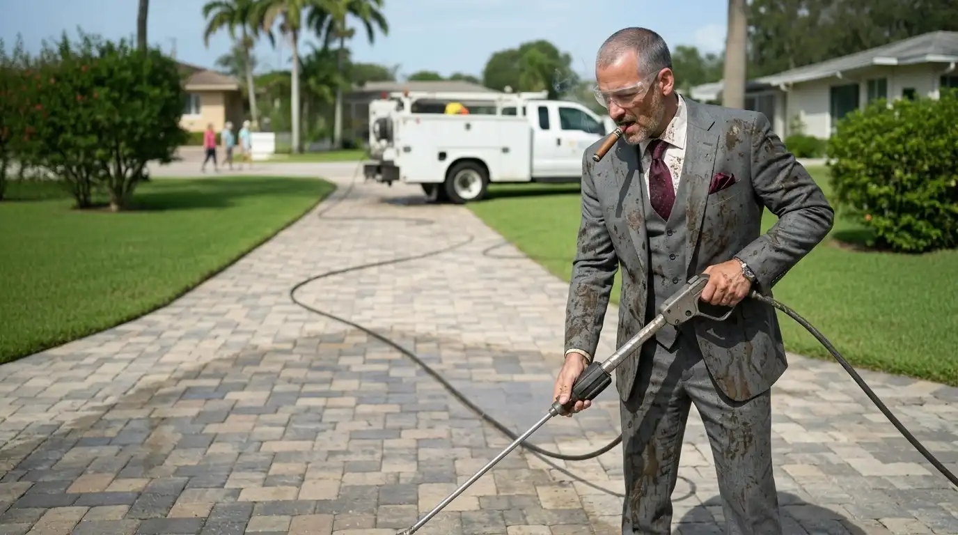 Driveway Cleaning — Fiddler’s Creek Naples FL