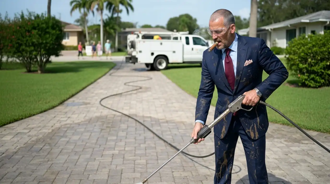 Driveway Cleaning — Grey Oaks Naples FL