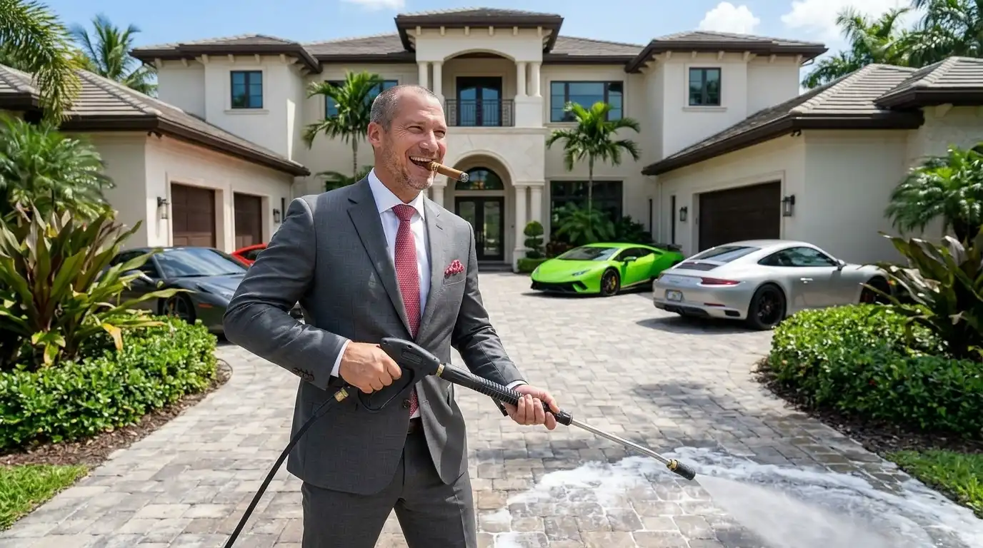 Driveway Cleaning — Miromar Lakes FL
