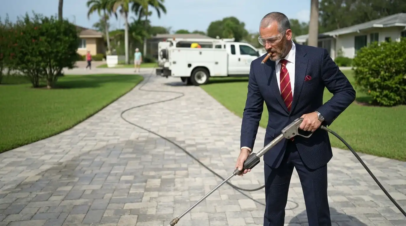 Driveway Cleaning — Pelican Bay Naples FL