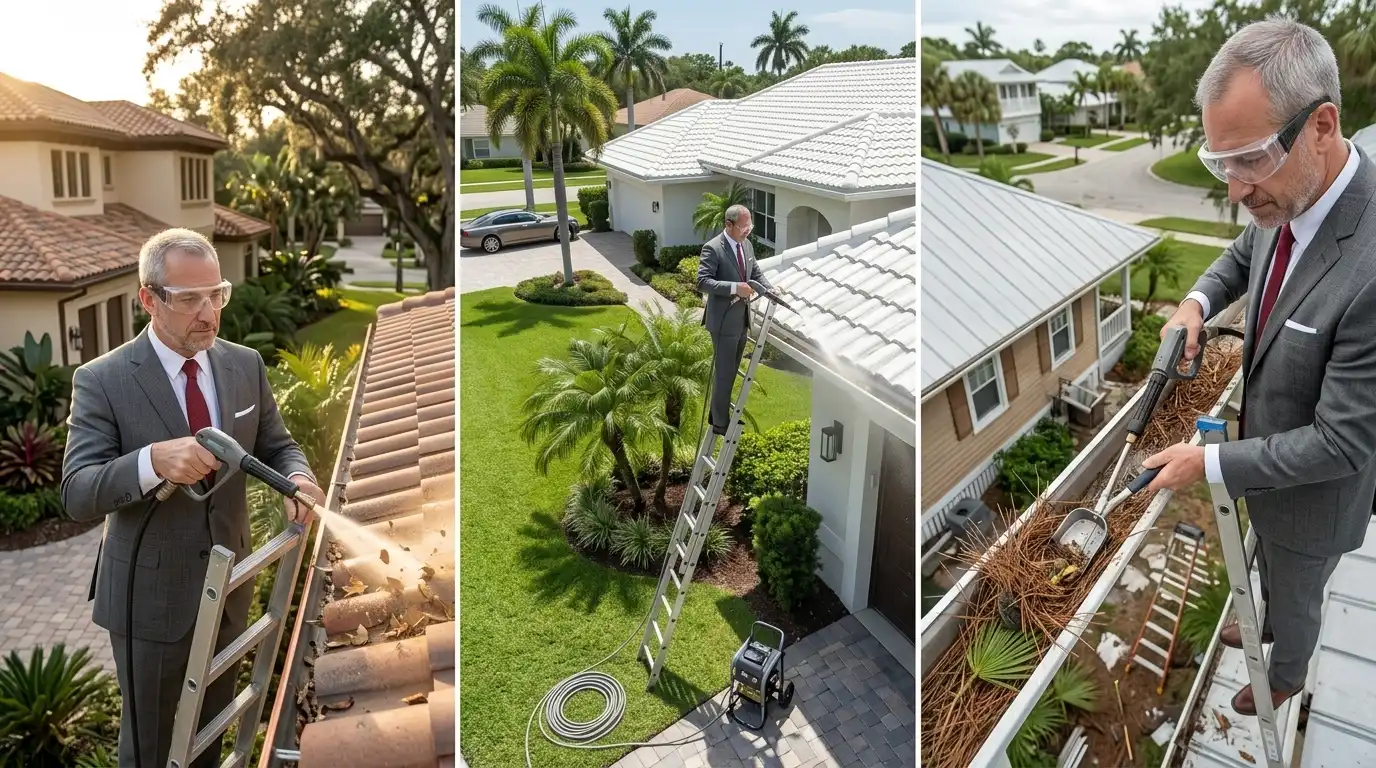 Gutter Cleaning — Fiddler’s Creek Naples FL