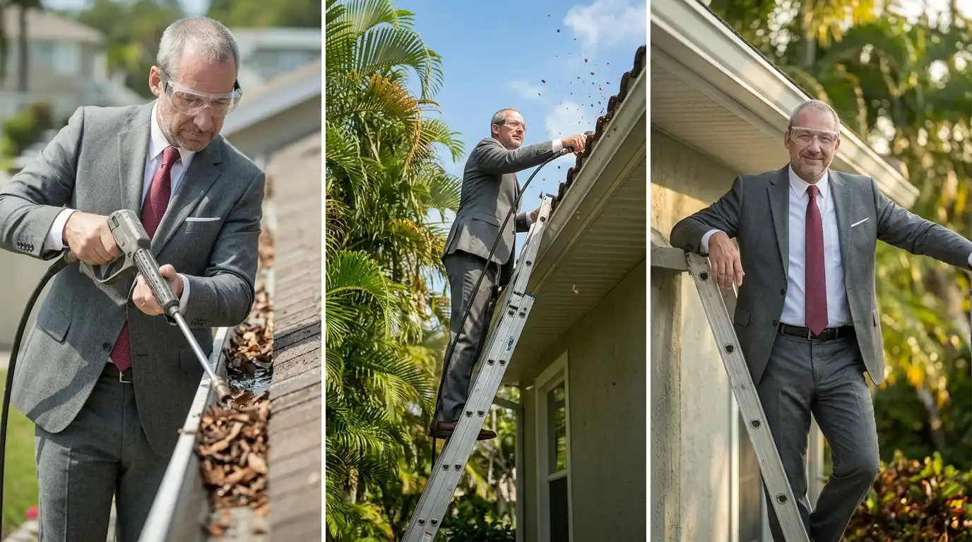 Gutter Cleaning — Grey Oaks Naples FL
