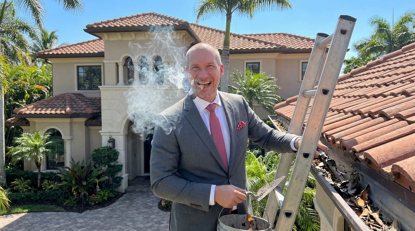 Gutter Cleaning — Miromar Lakes FL