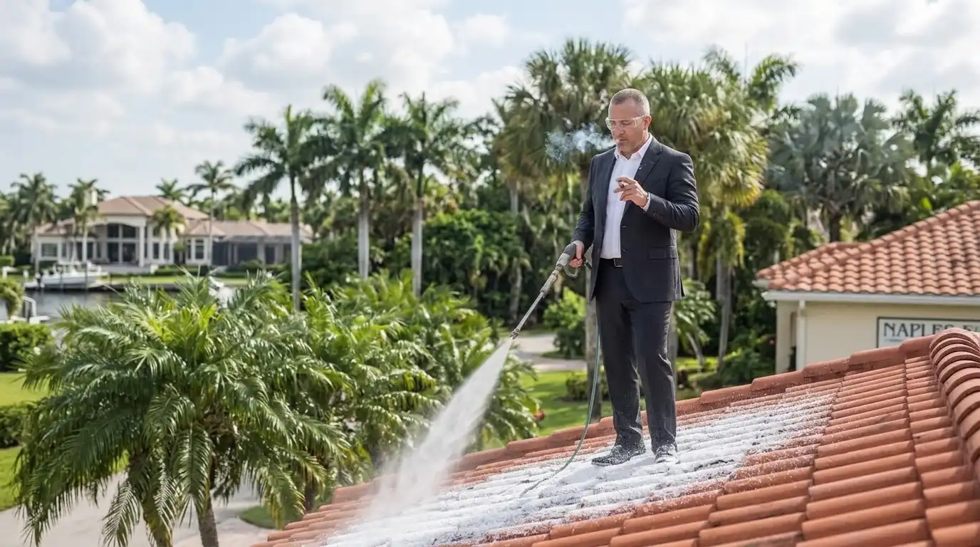 How much does it cost for soft-washing a roof