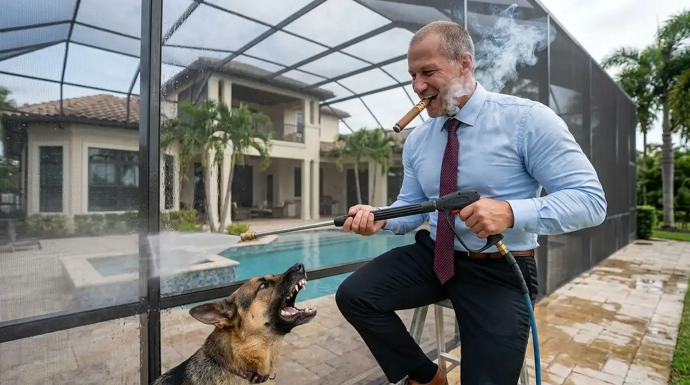 Pool Cage Cleaning — Bonita Bay Bonita Springs FL