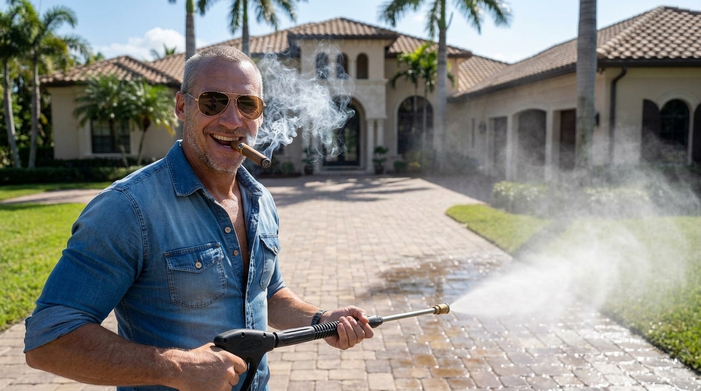 Power Wash Driveway Naples, Fl