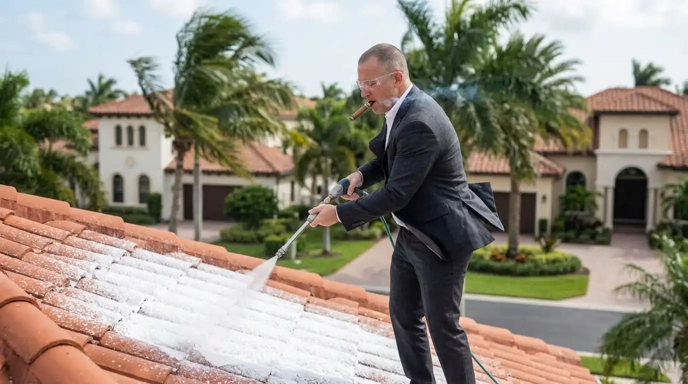 Roof Soft Wash — Grey Oaks Naples FL