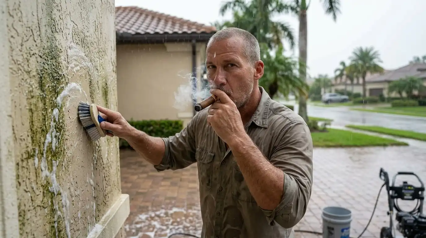 Stucco Mold Why Bleach Alone Fails in Florida